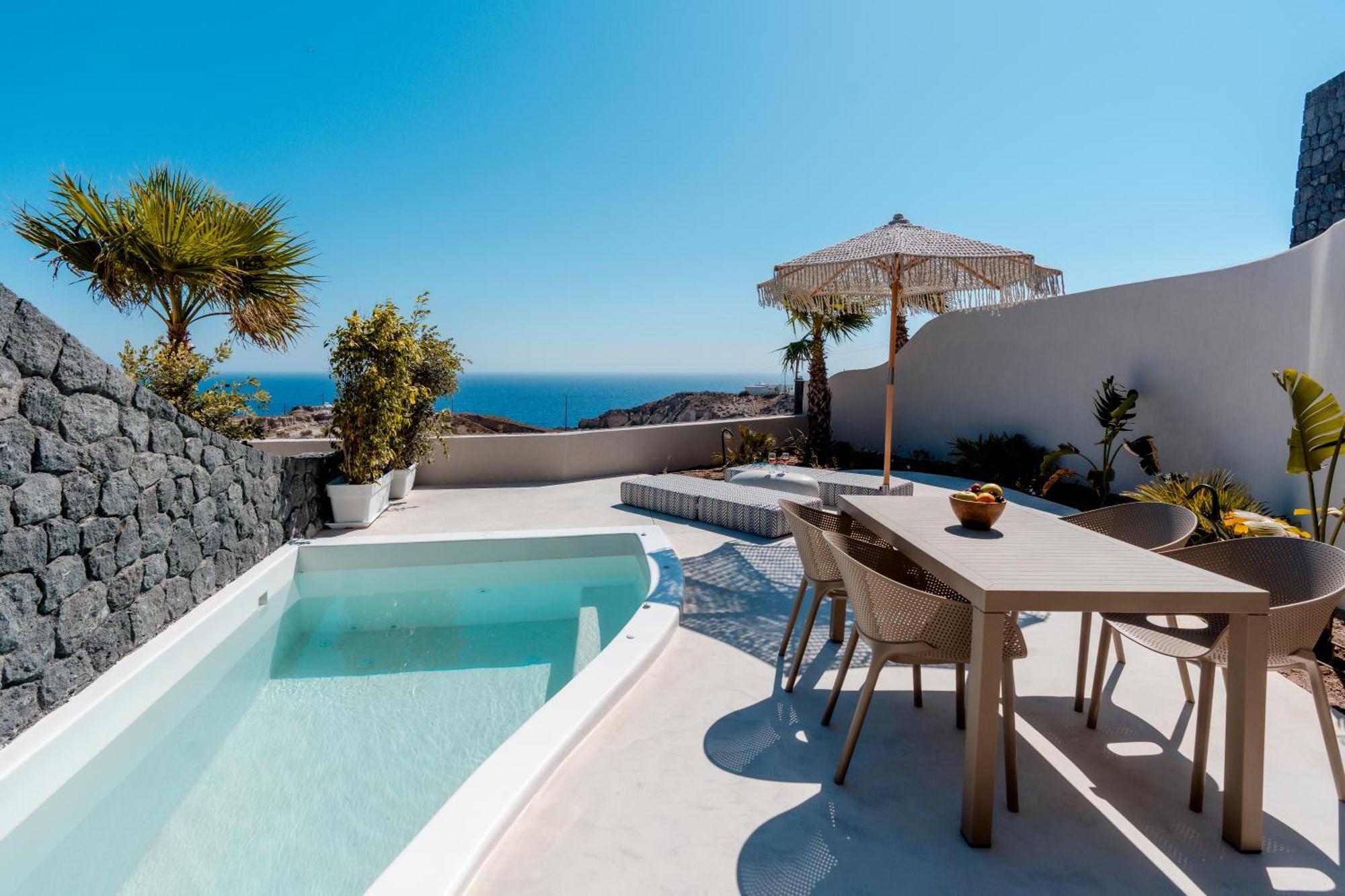 Вилла Halo Santorini - Living Experience Картерадос Экстерьер фото