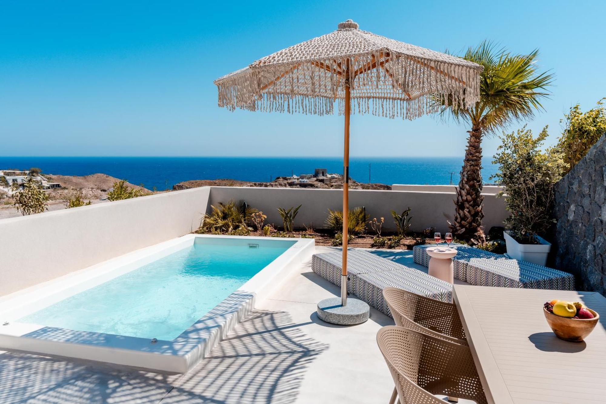 Вилла Halo Santorini - Living Experience Картерадос Экстерьер фото
